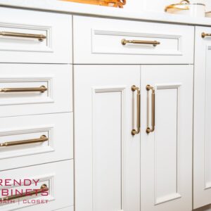 Modern kitchen cabinets in European style with luxury finishes