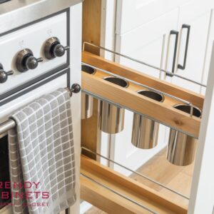 Modern white built-in oven with sleek design
