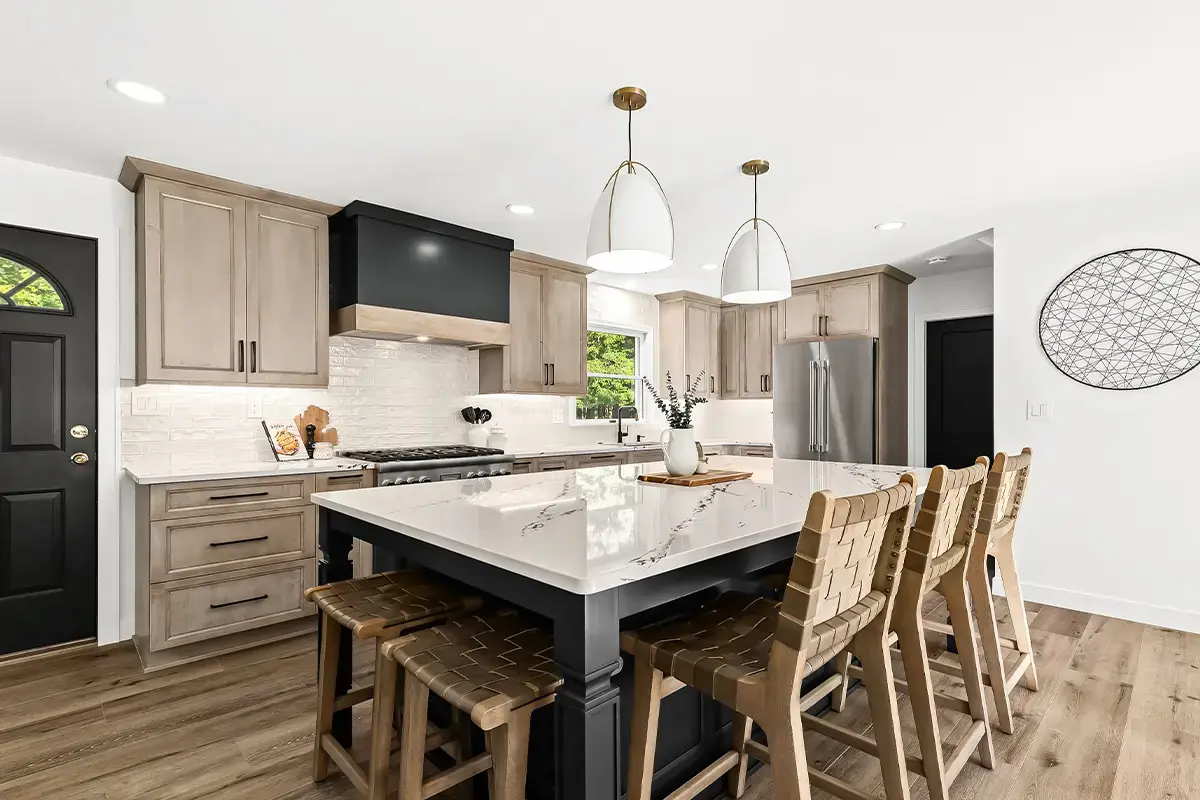 Kitchen cabinet installation process